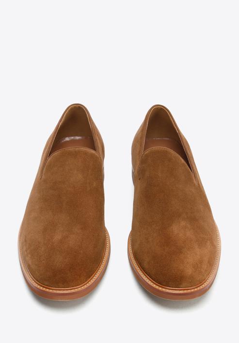 Men's suede loafers, brown, 96-M-708-N-41, Photo 3