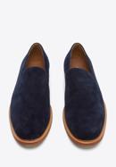 Men's suede loafers, navy blue, 96-M-708-N-41, Photo 3
