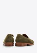 Men's suede loafers, green, 96-M-708-Z-44, Photo 5
