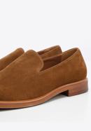 Men's suede loafers, brown, 96-M-708-N-43, Photo 7