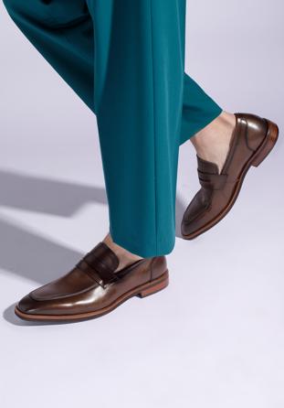 Shoes, dark brown, 94-M-505-4-40, Photo 1
