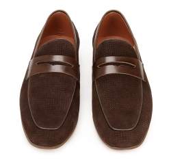 penny loafers, brown, 92-M-507-4-40, Photo 1