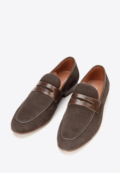 penny loafers, brown, 92-M-507-8-44, Photo 2