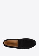 Men's suede penny loafers, black, 96-M-510-5-41, Photo 5