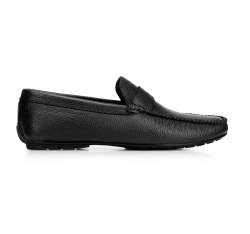 Men's leather penny loafers, black, 92-M-904-1-44, Photo 1
