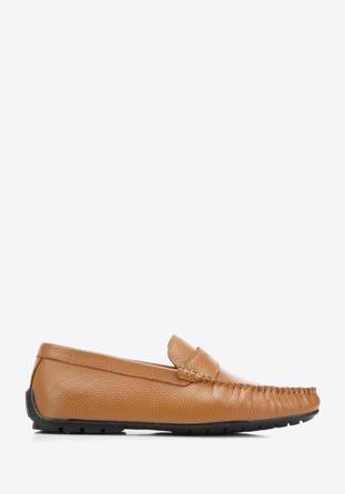 Men's leather penny loafers