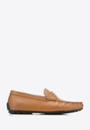 Men's leather penny loafers, brown, 94-M-903-N-43, Photo 1