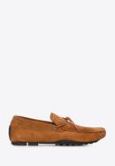 Men's suede driver loafers, brown, 94-M-904-1-44, Photo 1