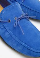 Men's suede driver loafers, blue, 94-M-904-3-42, Photo 7