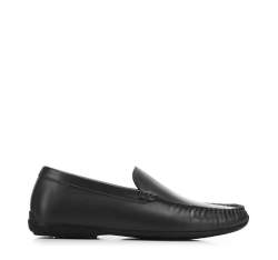 Men's classic leather loafers, black, 94-M-900-4-45, Photo 1