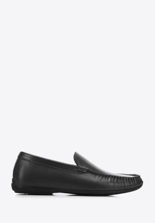 Men's classic leather loafers, black, 94-M-900-1-44, Photo 1