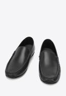Men's classic leather loafers, black, 94-M-900-1-44, Photo 2