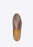 Men's classic leather loafers, brown, 94-M-900-1-41, Photo 4