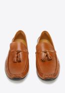 Men's leather tassel loafers, brown, 94-M-901-4-41, Photo 3