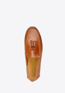 Men's leather tassel loafers, brown, 94-M-901-4-44, Photo 4