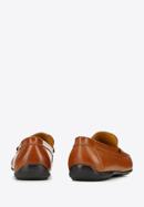 Men's leather tassel loafers, brown, 94-M-901-4-43, Photo 5