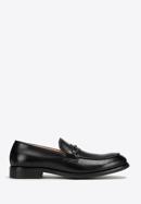 Men's leather bit loafers, black, 98-M-707-1-44, Photo 1