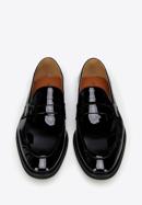 Men's patent leather moccasins, black, 98-M-706-1-42, Photo 3