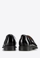 Men's patent leather moccasins, black, 98-M-706-1L-42, Photo 4
