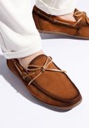 Men's suede driver shoes, brown, 96-M-511-5-45, Photo 16