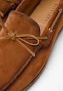 Men's suede driver shoes, brown, 96-M-511-5-45, Photo 8