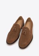 Men's suede tassel loafers, brown, 98-M-702-N-43, Photo 2