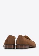 Men's suede tassel loafers, brown, 98-M-702-5-43, Photo 4