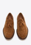 Men's suede tassel loafers, brown, 96-M-706-Z-44, Photo 3