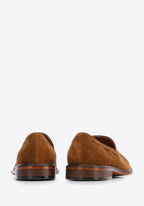 Men's suede tassel loafers, brown, 96-M-706-N-39, Photo 5