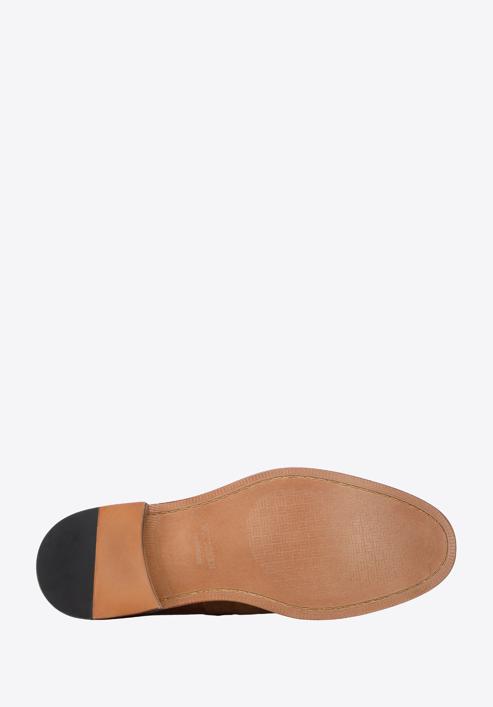 Men's suede tassel loafers, brown, 96-M-706-Z-44, Photo 6