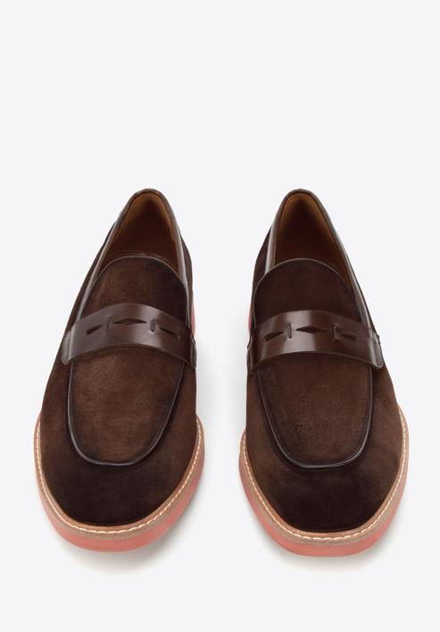 Shoes, dark brown, 94-M-503-4-44, Photo 3