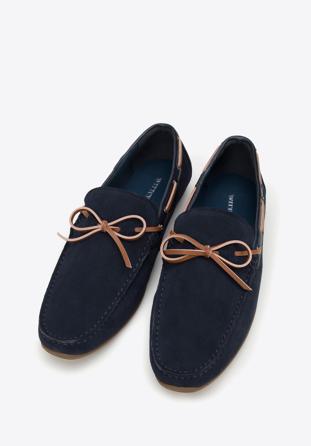 men's shoes, navy blue, 98-M-710-N-43, Photo 1