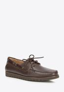 Men's shoes, dark brown, 90-M-505-4-40, Photo 2