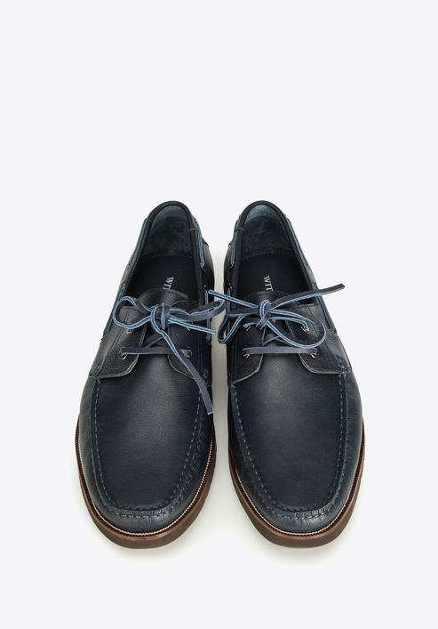 Men's shoes, navy blue, 90-M-505-4-40, Photo 7