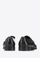 Leather monk shoes, black, 94-M-513-1-44, Photo 5