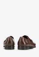 Leather monk shoes, dark brown, 94-M-513-1-40, Photo 5