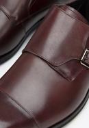 Leather monk shoes, burgundy, 94-M-513-4-44, Photo 7