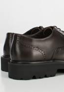 Men's leather Oxford shoes, brown, 97-M-515-1-40, Photo 8