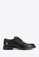 Men's leather Derby shoes, black, 95-M-702-4-43, Photo 1