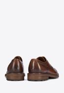 Men's leather Derby shoes, brown, 95-M-702-3-39, Photo 4