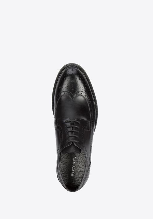 Men's leather Derby shoes, black, 95-M-702-4-39, Photo 5