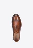 Men's leather Derby shoes, brown, 95-M-702-3-43, Photo 5