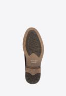 Men's leather Derby shoes, burgundy, 95-M-702-1-40, Photo 6