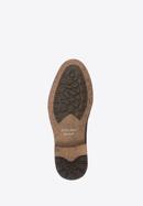 Men's leather Derby shoes, dark brown, 95-M-702-4-42, Photo 6