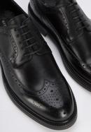 Men's leather Derby shoes, black, 95-M-702-4-39, Photo 7