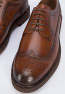 Men's leather Derby shoes, brown, 95-M-702-3-39, Photo 7