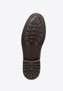 Men's perforated leather shoes, brown, 98-M-713-4-42, Photo 6