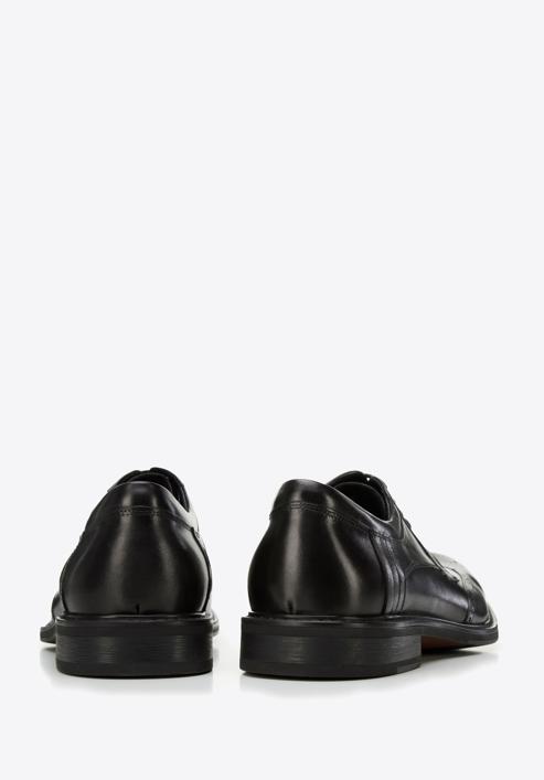 Men's leather lace up shoes, black, 96-M-506-1-40, Photo 4