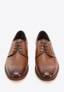 Men's leather lace up shoes, brown, 94-M-516-5-41, Photo 3