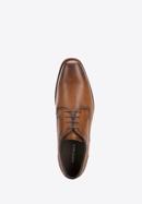 Men's leather lace up shoes, brown, 94-M-516-N-44, Photo 4